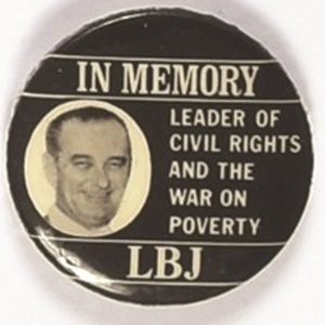 LBJ Civil Rights Memorial Pin