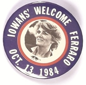 Geraldine Ferraro Iowa