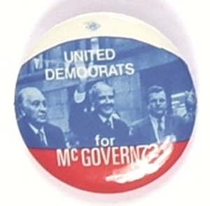 McGovern, Daley, Kennedy Chicago Pin
