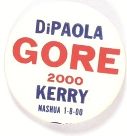 Gore, Kerry, DiPaola Massachusetts Coattail