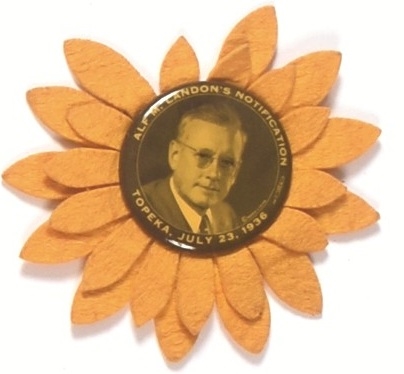 Landon Notification Day Pin and Sunflower