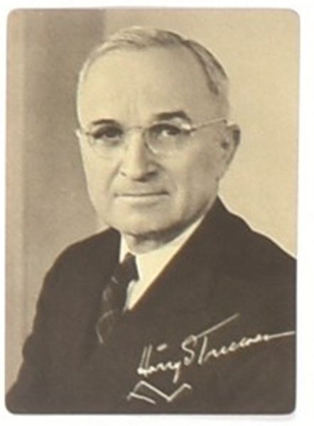 Truman Convention Card
