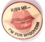 Kiss Me Im for McGovern Flasher