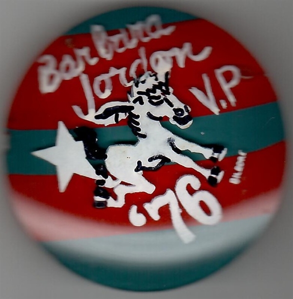 Barbara Jordan for Vice President Badge