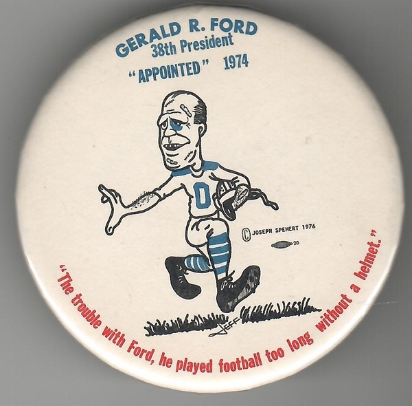 Ford Football Without a Helmet