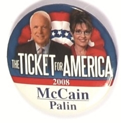 McCain, Palin Ticket for America