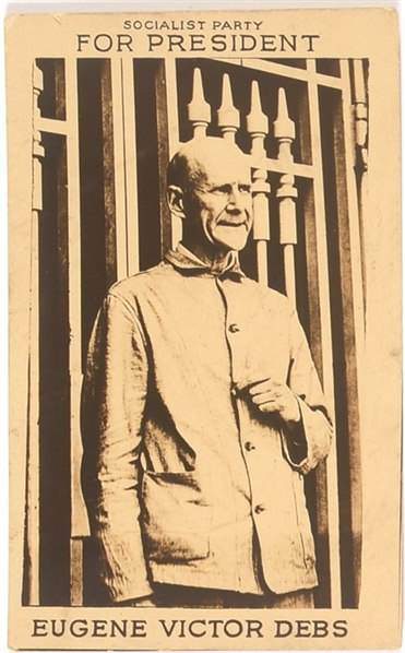 Eugene Victor Debs for President Postcard
