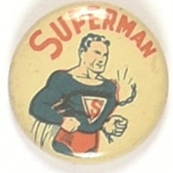 Superman! Early Cartoon Pin