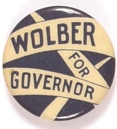 Wolber for Governor, New Jersey