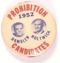 Hamblen and Holtwick Prohibition Party Jugate