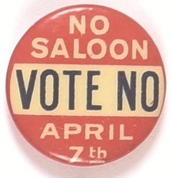 No Saloon Vote No