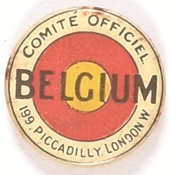 Belgium Relief WW I Celluloid