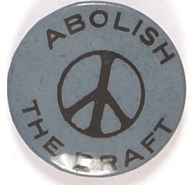 Abolish the Draft Peace Sign