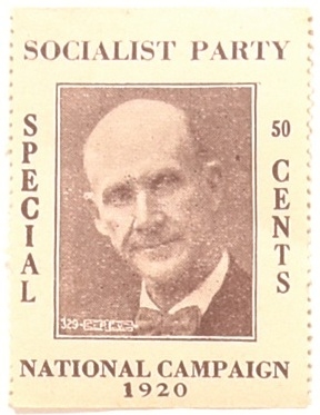 Debs 1920 Socialist Stamp