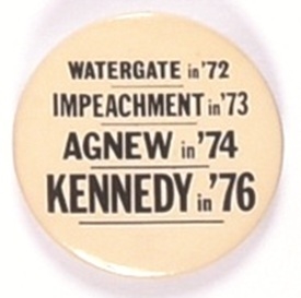 Watergate, Impeachment, Kennedy 1976 Celluloid