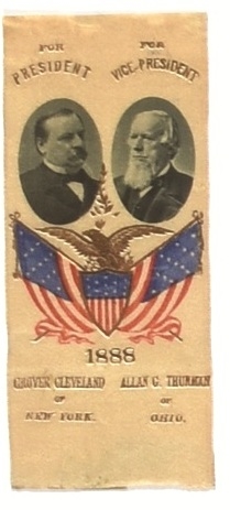 Cleveland and Thurman Jugate Ribbon