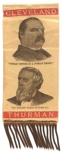 Cleveland, Thurman 1888 Ribbon
