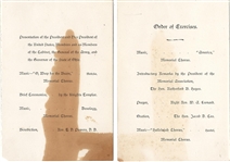 Garfield Memorial Program
