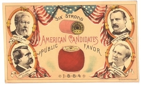 Cleveland, Blaine Belding Brothers Thread Trade Card