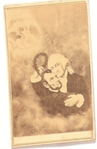 Washington and Lincoln CDV
