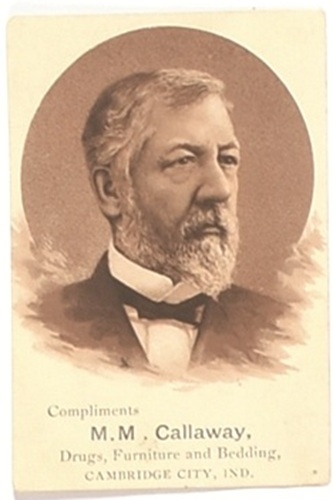 James Blaine Indiana Trade Card