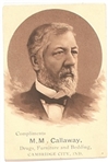 James Blaine Indiana Trade Card