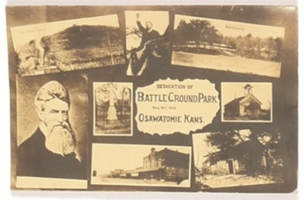 John Brown, TR Osawatomie Postcard