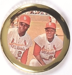 Brock and Flood, St. Louis Cardinals