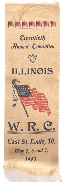 Illinois Womens Relief Corps 1903 GAR Ribbon