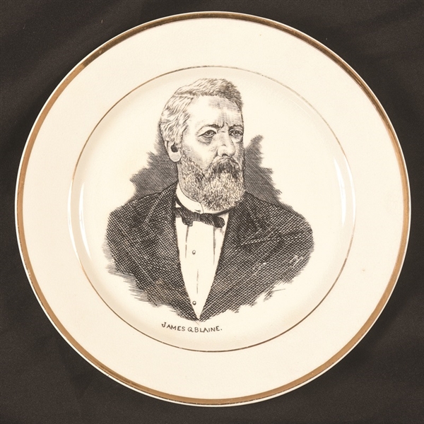 James Blaine for President Plate