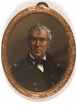 Zachary Taylor Full Color Portrait Under Glass