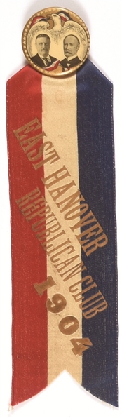 Roosevelt, Fairbanks Eagle Jugate with East Hanover Ribbon