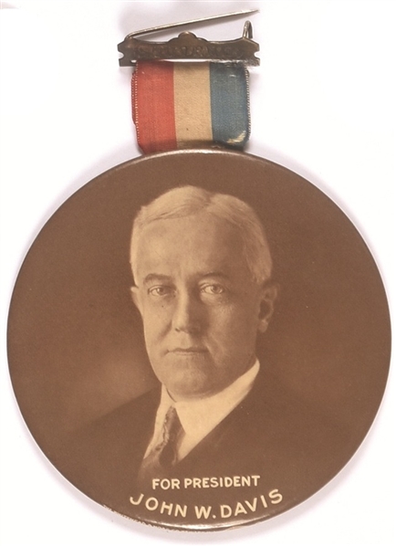 John W. Davis for President 4-Inch Sepia