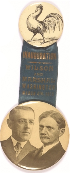 Wilson, Marshall Rooster Pin and Jugate