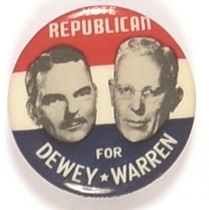 Vote Republican for Dewey-Warren