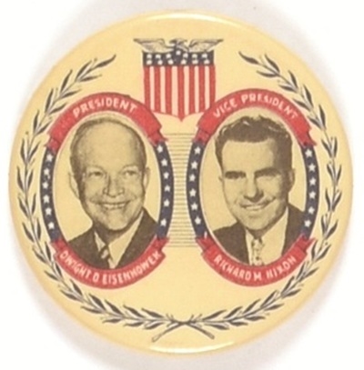 Eisenhower, Nixon Philadelphia Badge Jugate