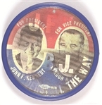 JFK and LBJ Our Leaders All the Way Flasher