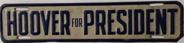 Hoover Blue and White license
