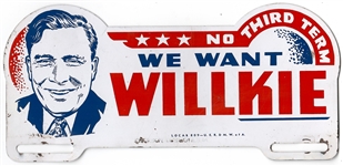 We Want Willkie License