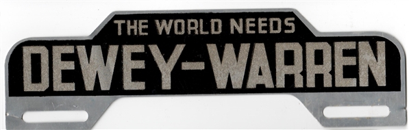 The World Needs Dewey and Warren