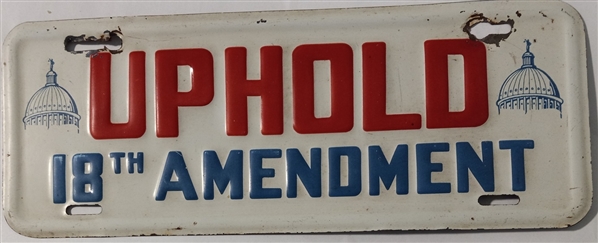 Uphold the 18th Amendment
