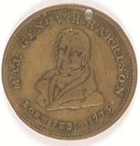 Harrison Civilian Clothes Log Cabin Token