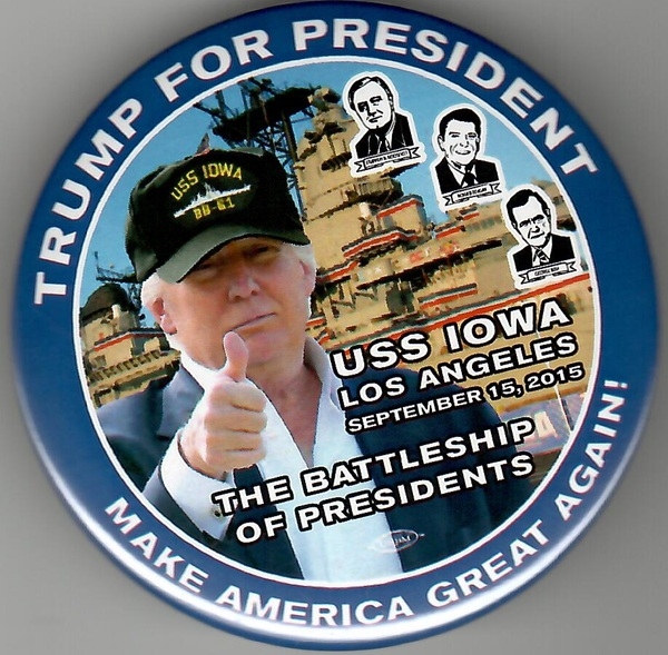 Trump USS Iowa Battleship 