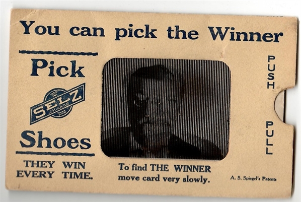 TR, Taft, Wilson Lenticular Postcard 