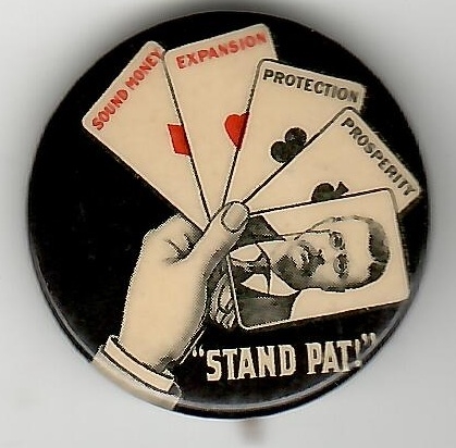 Classic Roosevelt Stand Pat Celluloid 