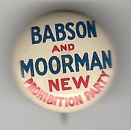 Babson-Moorman New Prohibition Party 