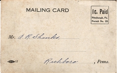 Roosevelt, Johnson Progressive Party Postcard 