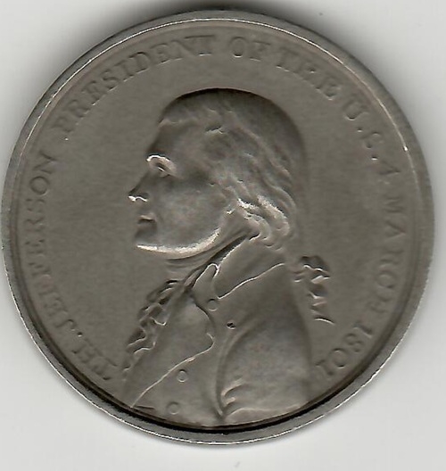 Thomas Jefferson Inaugural Medal