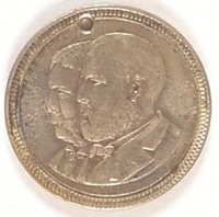 Garfield, Arthur Silvered Brass Union Shield Pin