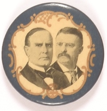 McKinley, Roosevelt Filigree Jugate